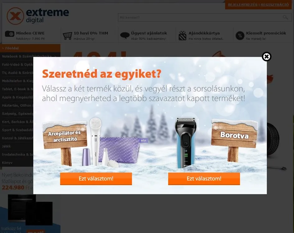 eDigital popup téli