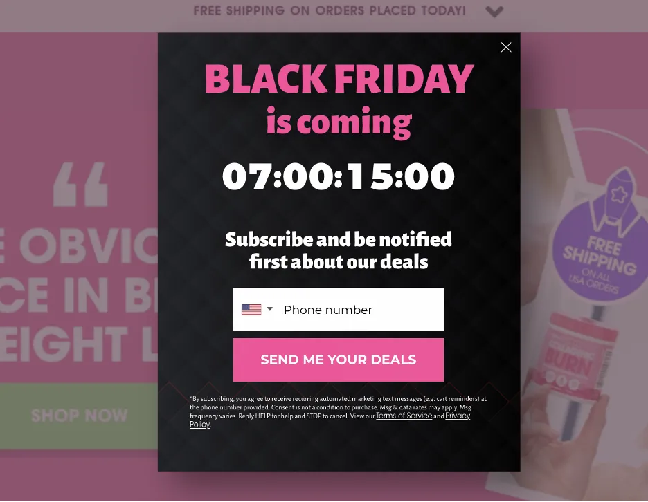 Illusztráció: Black Friday popupok: 9 ötlet és popup példák Black Friday akciókhoz