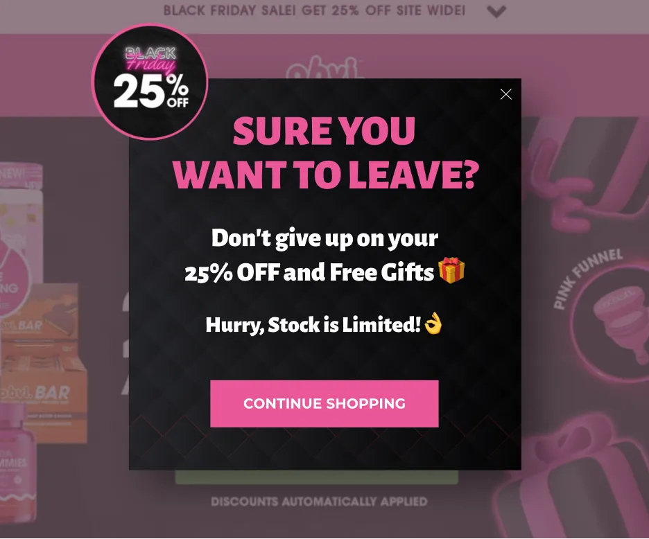 Illusztráció: Black Friday popupok: 9 ötlet és popup példák Black Friday akciókhoz