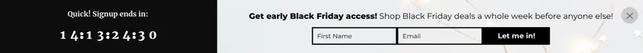 Illusztráció: Black Friday popupok: 9 ötlet és popup példák Black Friday akciókhoz