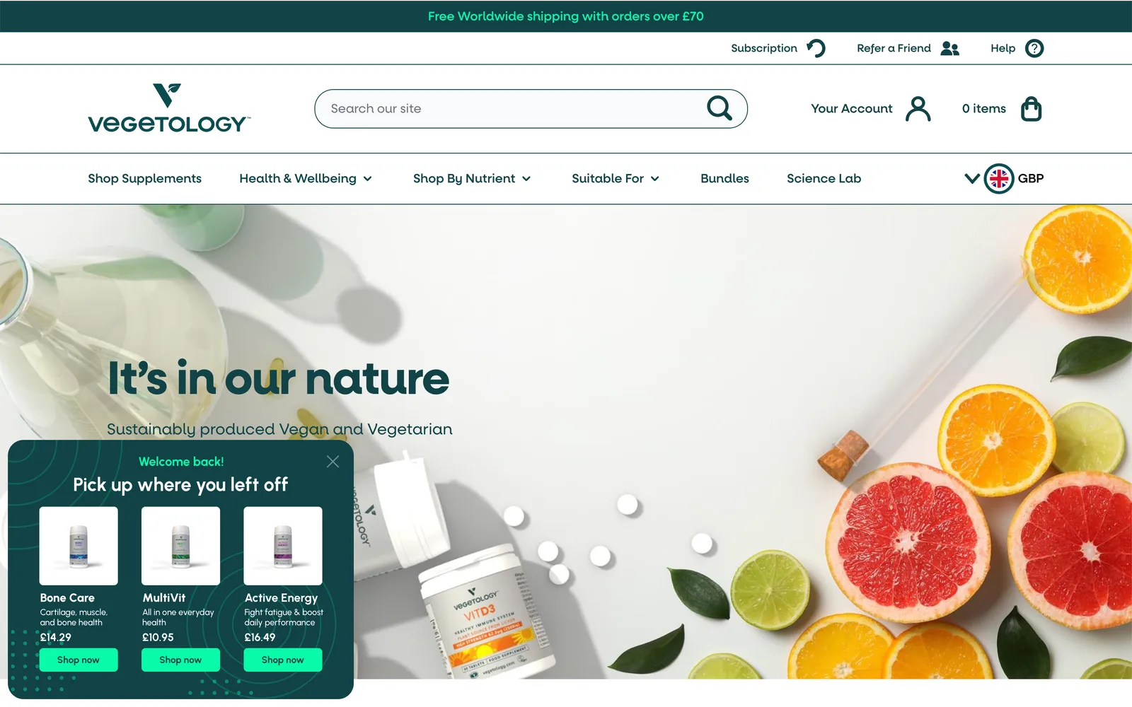 Vegetology példa