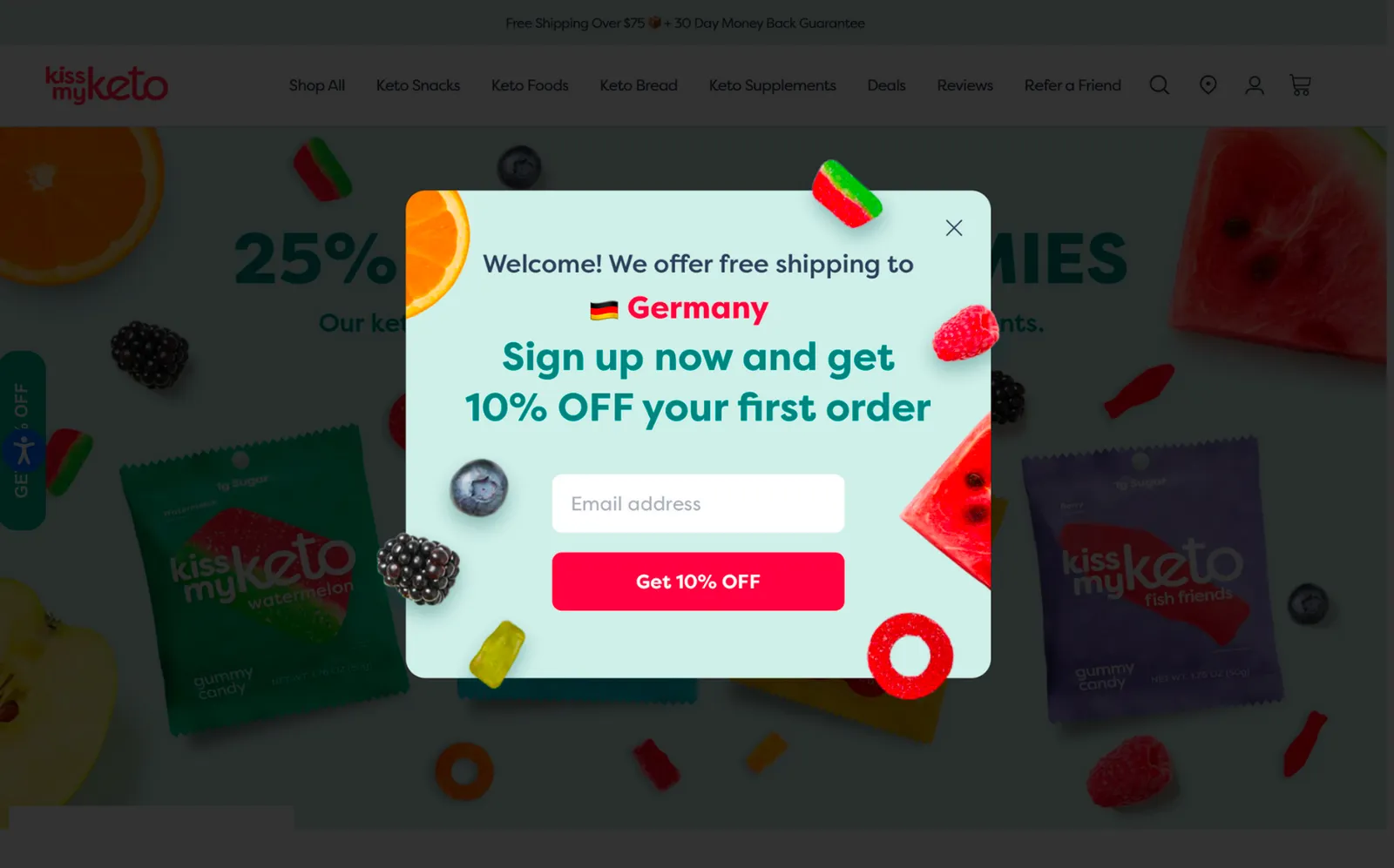 Marketing stratégia: üdvözlő popup