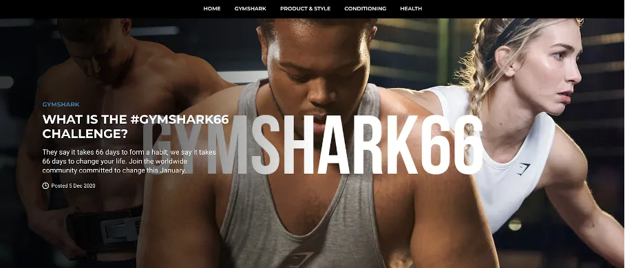 GymShark kihívás