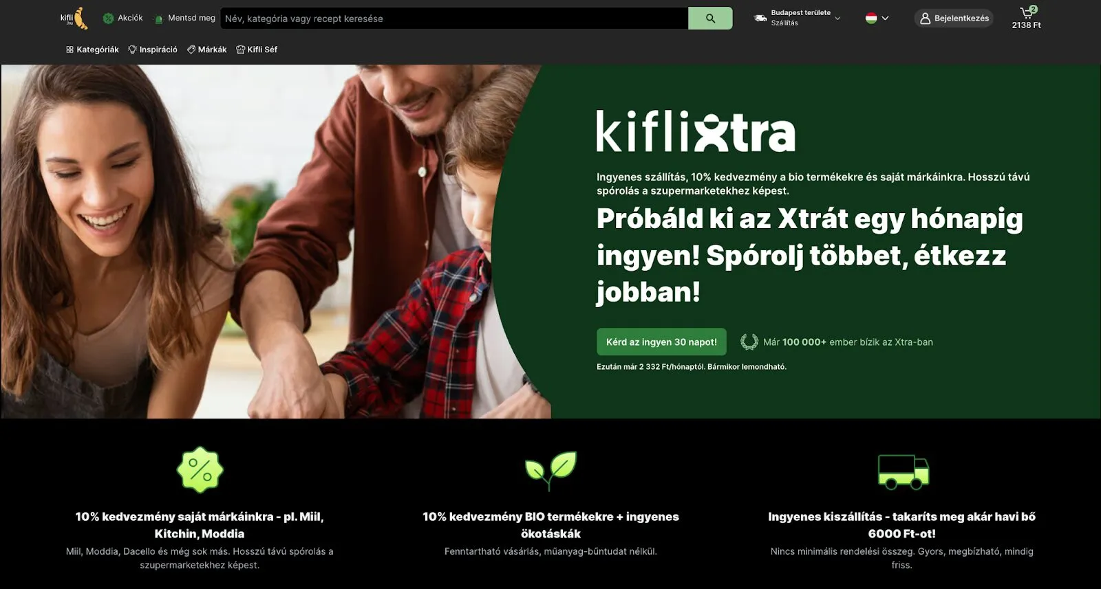 Kifli Xtra prémium kedvezményprogram