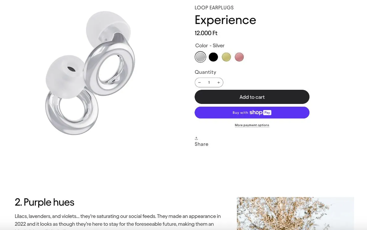 Illusztráció: Loop Earplugs marketing: Hallásvédelem újragondolva