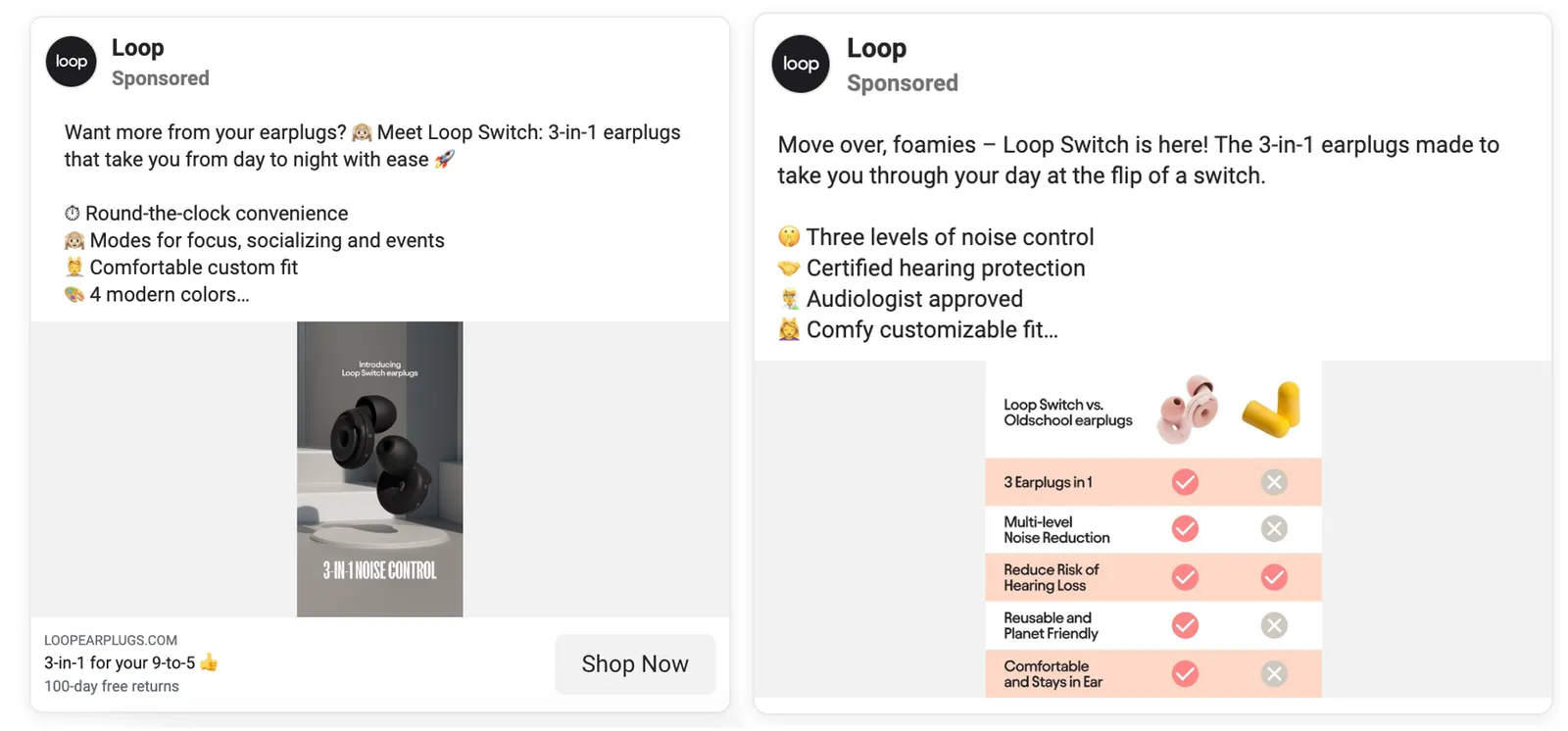 Illusztráció: Loop Earplugs marketing: Hallásvédelem újragondolva