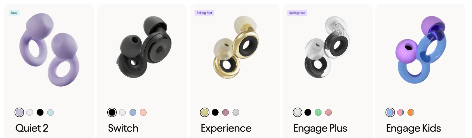 Illusztráció: Loop Earplugs marketing: Hallásvédelem újragondolva