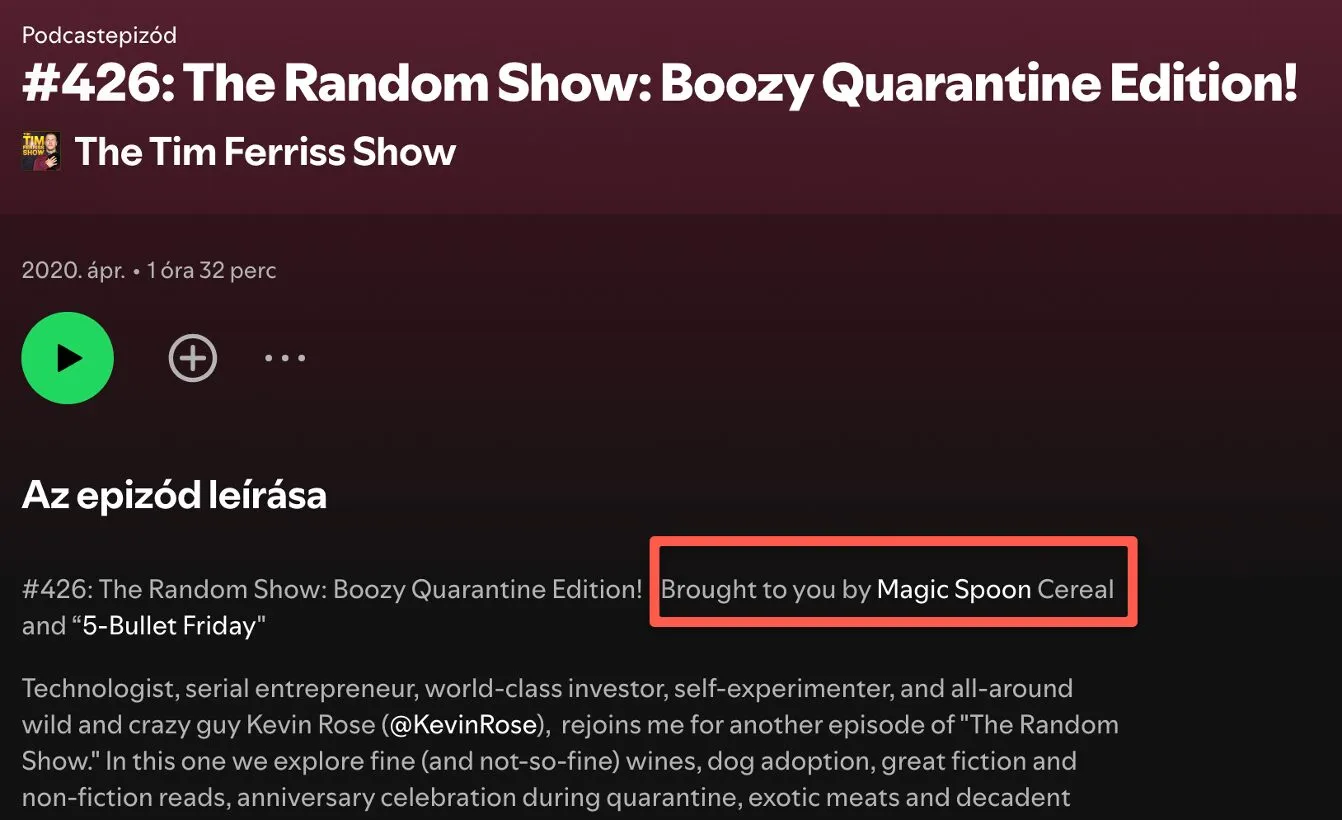 Illusztráció: A Magic Spoon marketingstratégiája: a gabonapehely-ipar megdöntésének titka