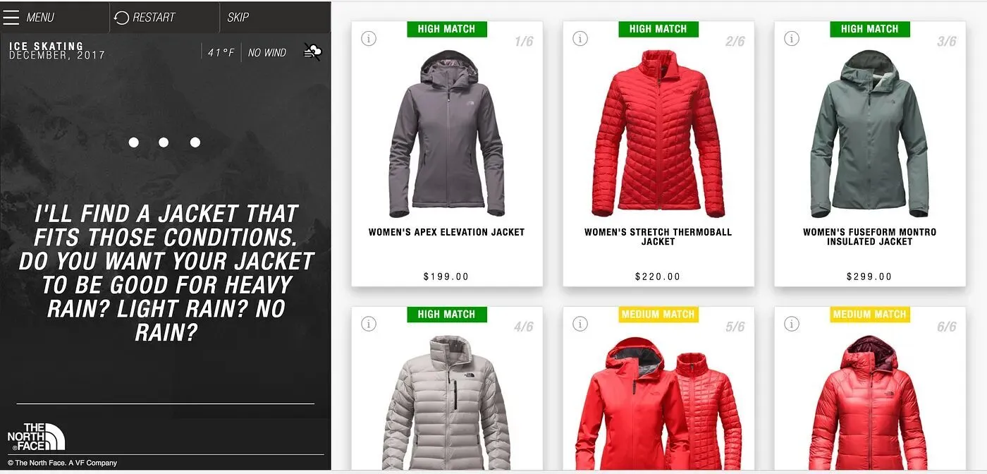 The North Face asszisztense