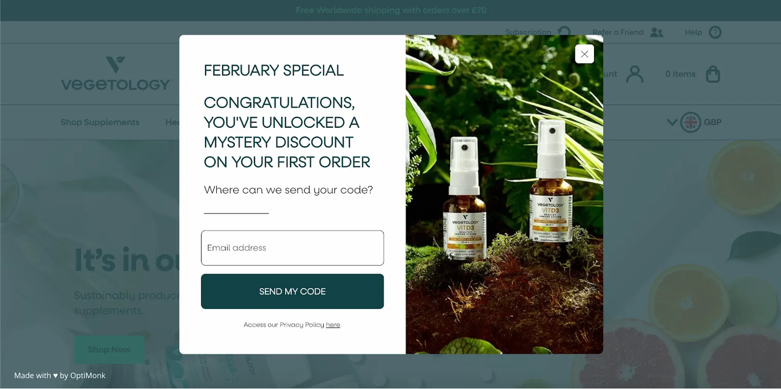 Offer mystery discounts to stimulate demand.