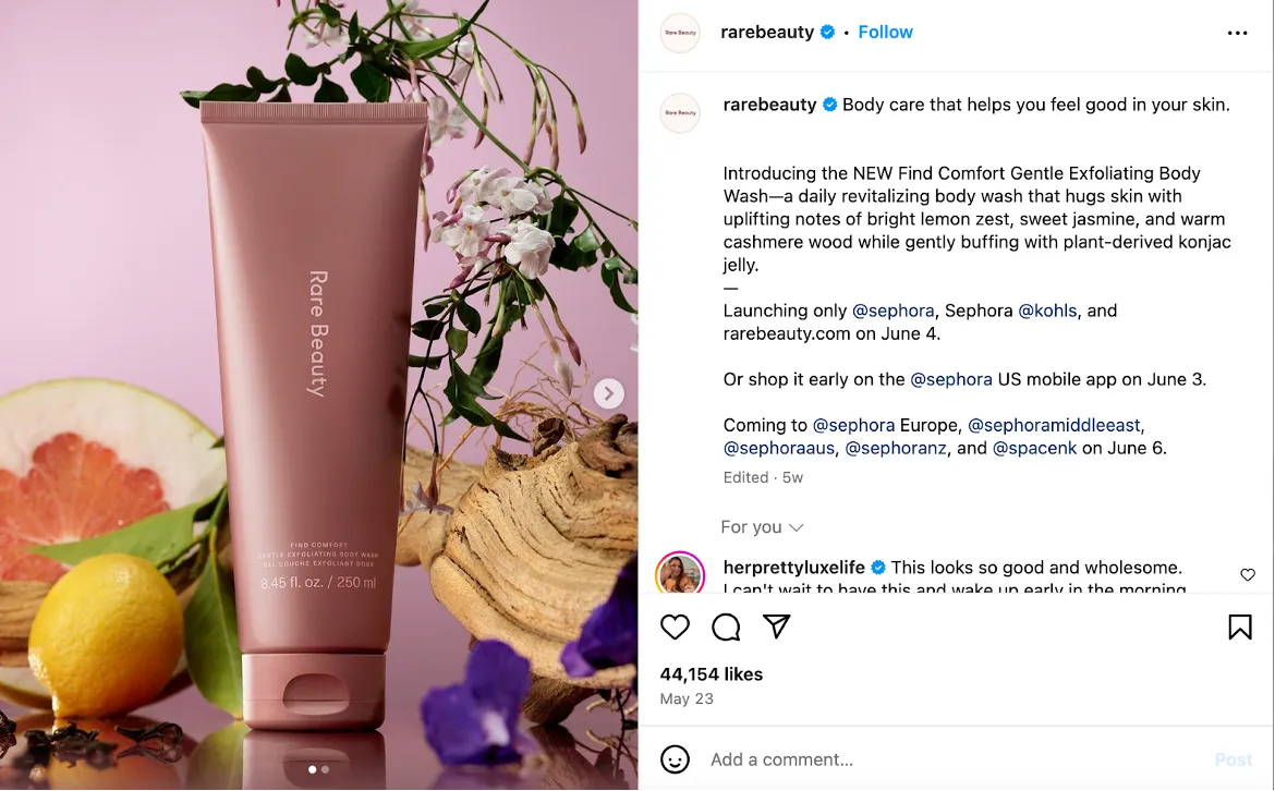 Illusztráció: Hogyan lett a Rare Beauty a Z generáció kedvenc sminkmárkája a TikTok-on?