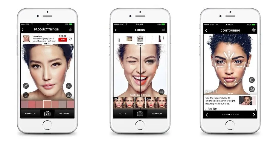 Sephora Virtual Artist nevű alkalmazása