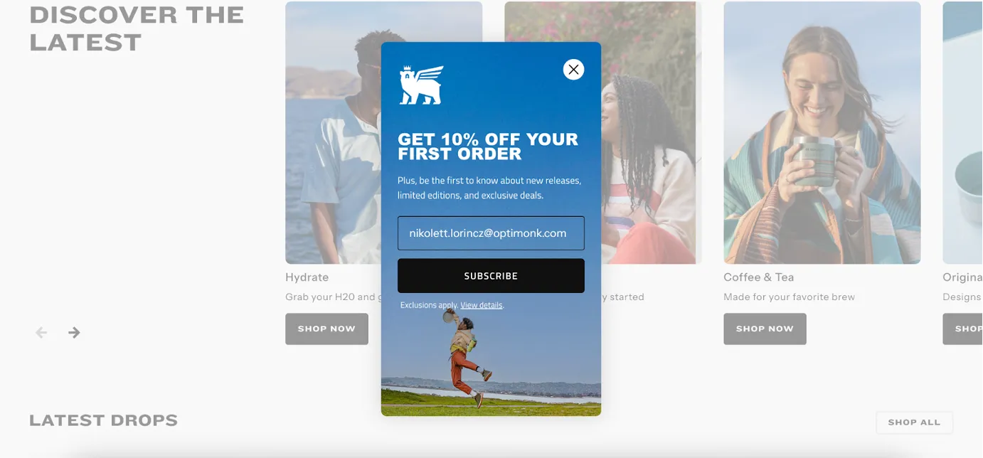 Stanley popup first step
