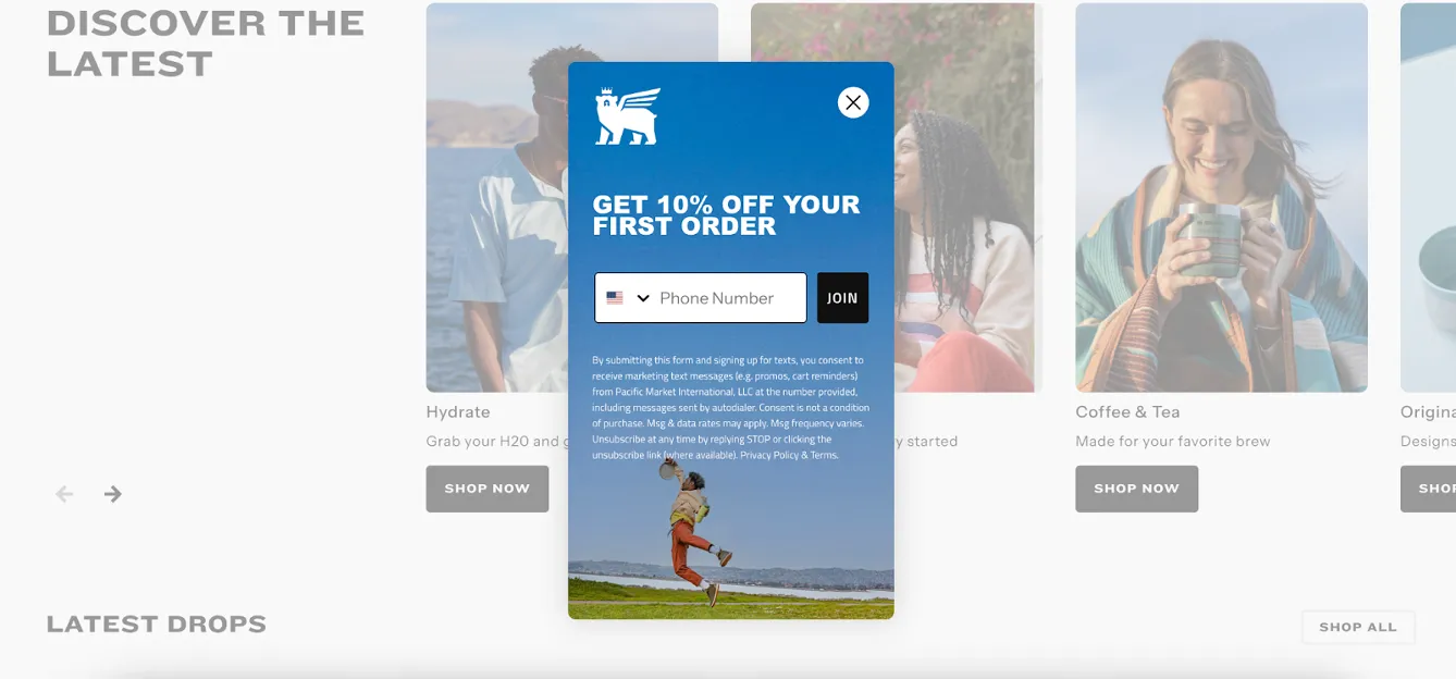 Stanley popup second step