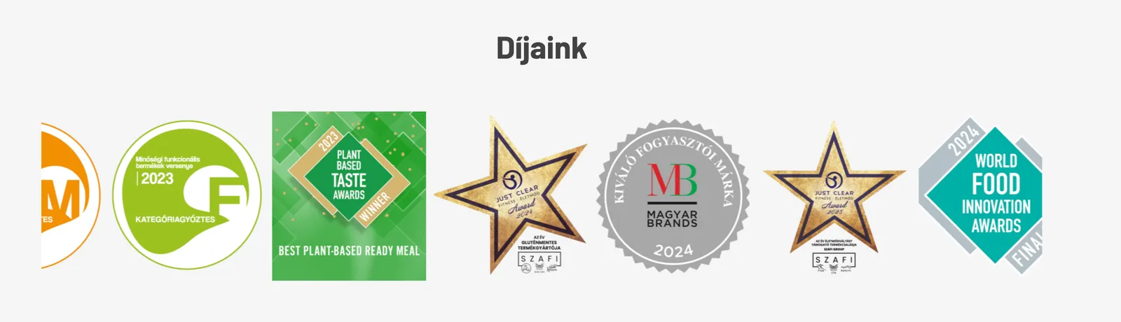Díjak kiemelésével tovább erősíthetjük a vásárlók bizalmát